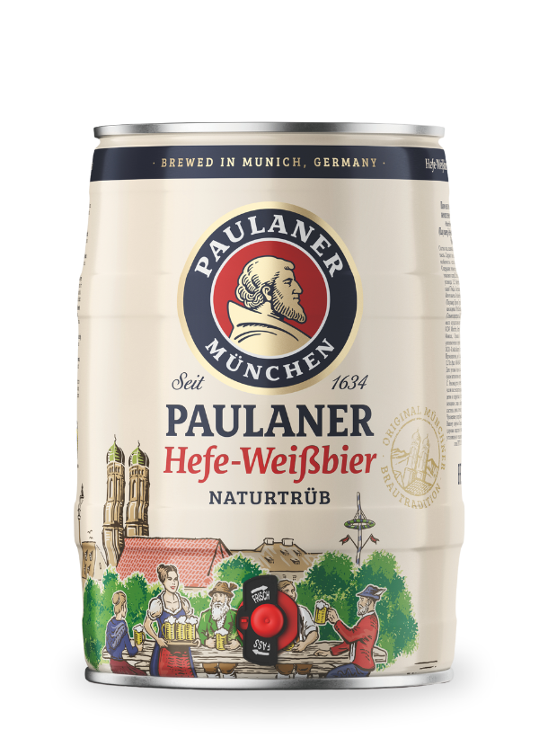 Paulaner Weissbier Beer (2x 5L Draught Keg)