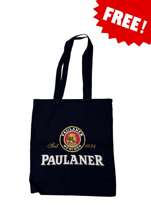 FREE Paulaner Totebag for any Paulaner Purchase. Limited time only - Albertwines2u