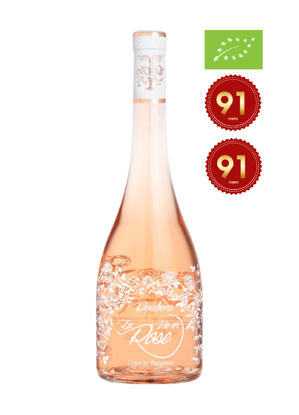 Roubine 'La Vie en Rose' Organic Cotes de Provence Rose (Magnum - 1,500ml) - AlbertWines2u