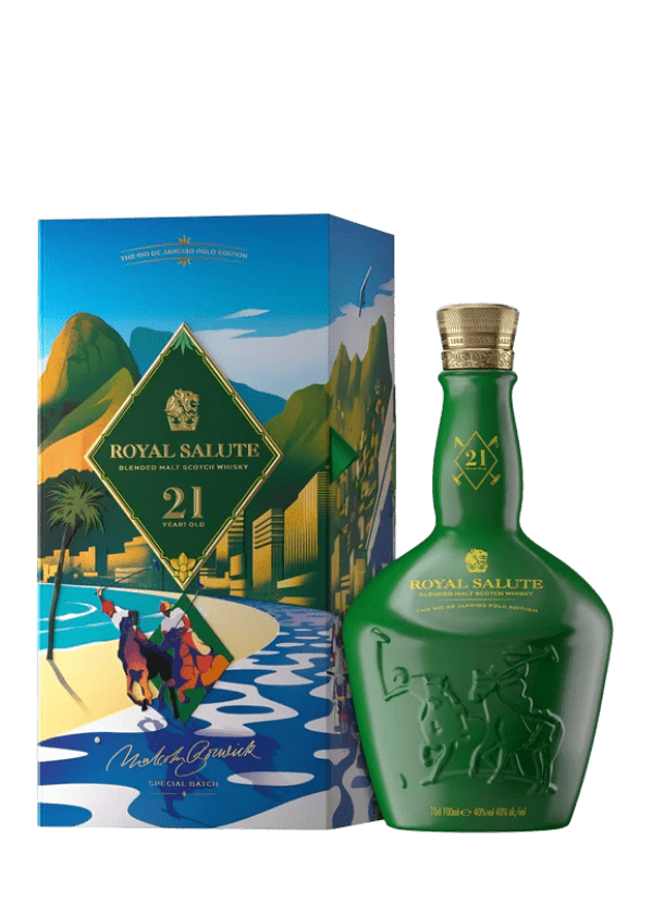 Royal Salute '21 Years Old - The Signature Blend' Scotch Whisky (Rio de Janeiro Polo Edition) - AlbertWines2u