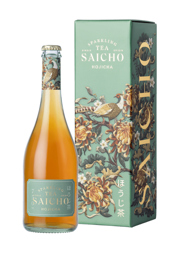 Saicho Hojicha Sparkling Cold Brewed Tea (Non Alc) - AlbertWines2u