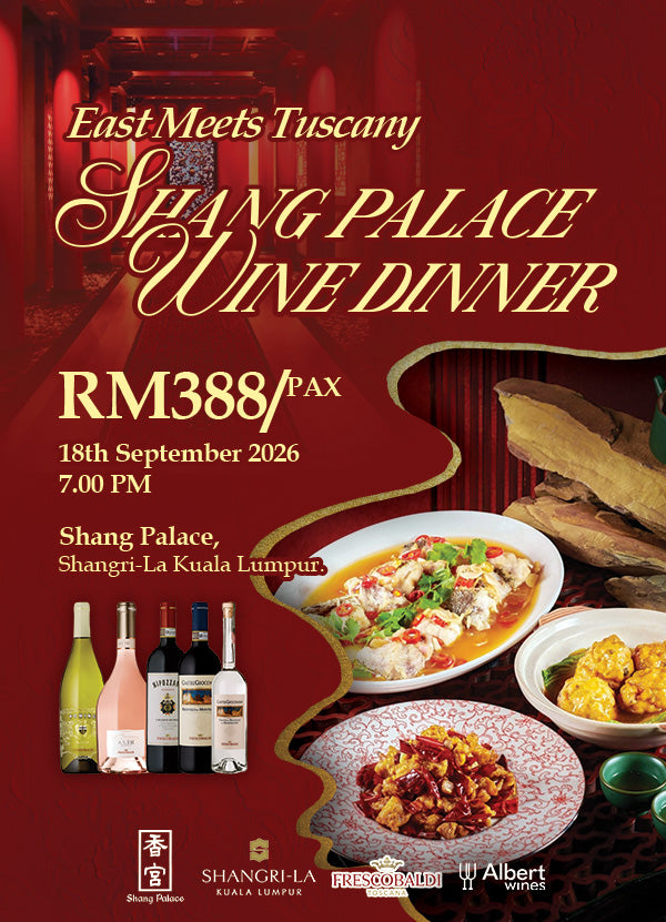 East Meets Tuscany: Shang Palace Wine Dinner