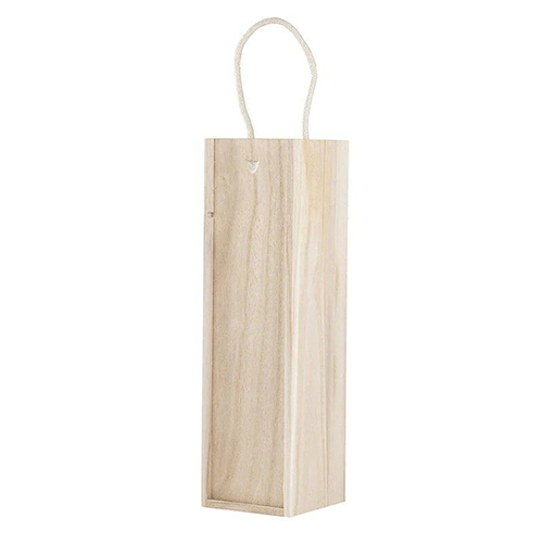 Single Bottle Wooden Box