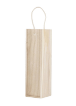 Single Bottle Wooden Box - AlbertWines2u