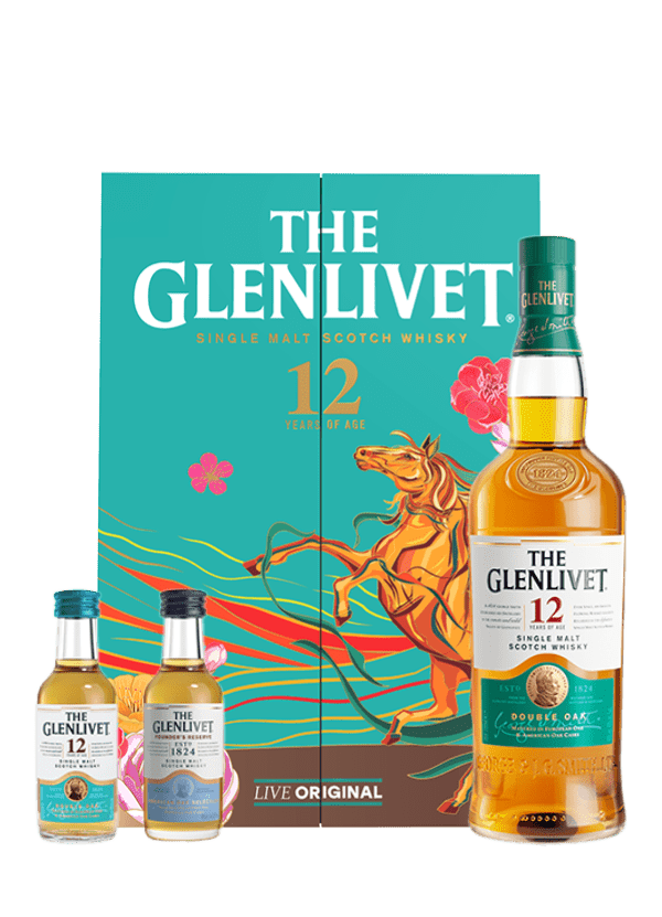 The Glenlivet 12 Year Old CNY 2026 GiftSet - AlbertWines2u