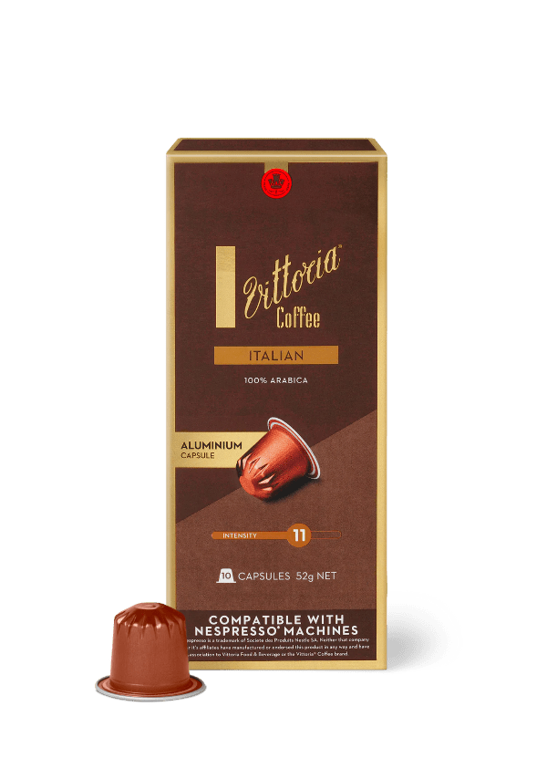 Vittoria 'Italian' Capsules (Nespresso Compatible - Pack of 10) - AlbertWines2u
