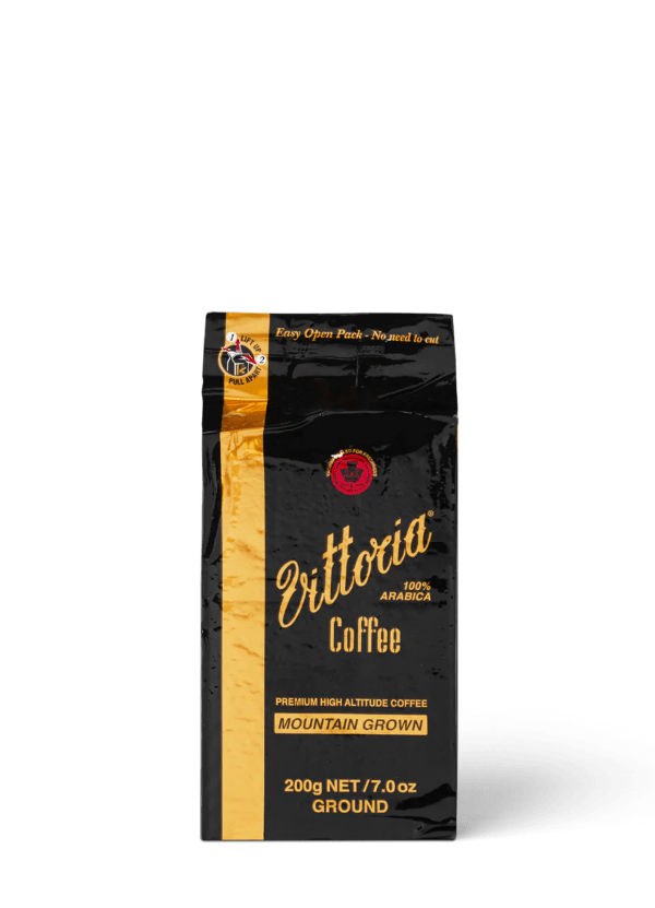 Vittoria ‘Mountain Grown’ Ground Coffee (200g Pack) - AlbertWines2u