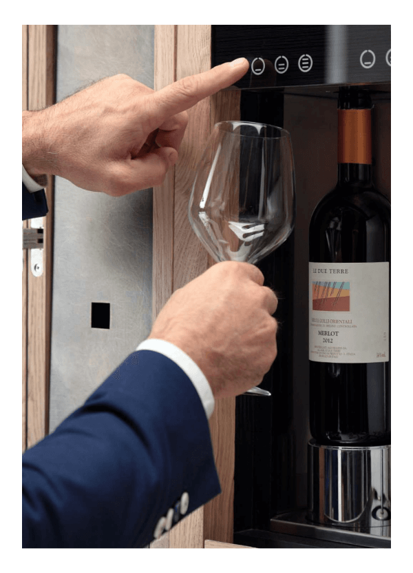 Wineemotion 'DUETTO' Wine Dispenser & Cooler (2+2 btls)
