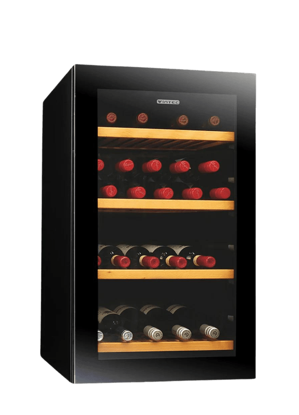 Vintec 'Noir Series' Wine Cabinet - 30 bottles - Single Temperature (VWS035SBA-X) - AlbertWines2u