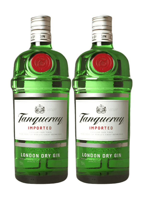 Tanqueray London Dry Gin - 2 Bottle Pack - AlbertWines2u